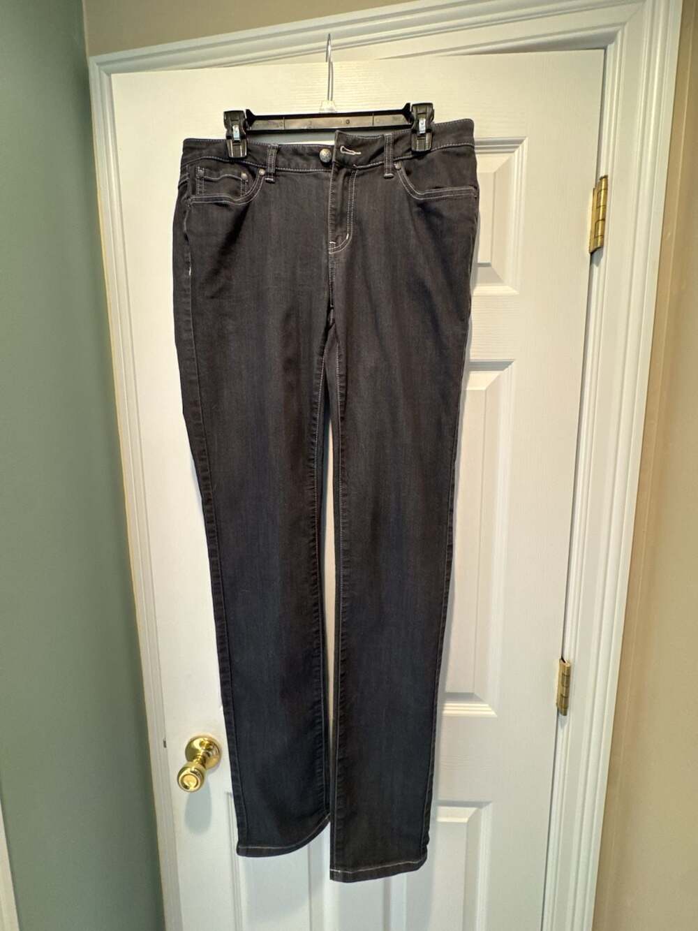 prAna Kayla Mid-Rise Skinny Straight Leg Performance Denim Jeans Size 10/30